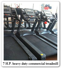 7 H.P. heavy duty commercial treadmill